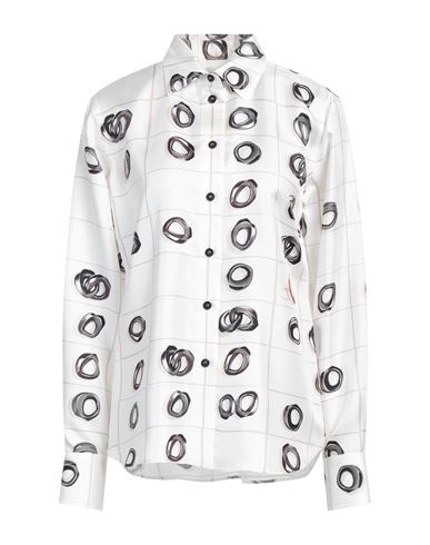 Ferragamo Woman Shirt White Size 8 Silk In White