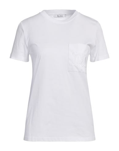 Max Mara M Monogram Cotton Jersey T-shirt Clothing In White