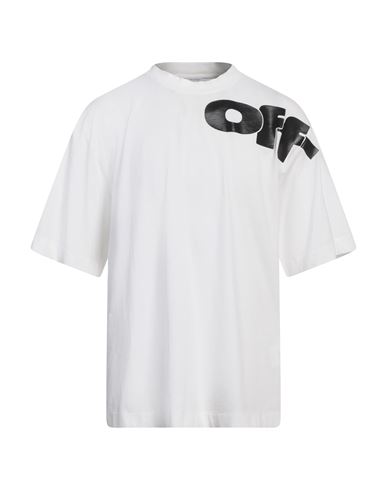Off-white Man T-shirt White Size L Cotton