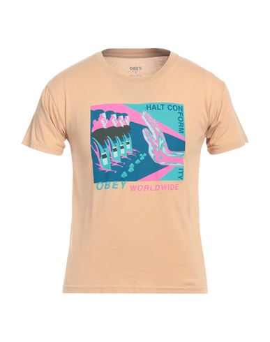 Obey Camiseta Hombre Arena S Hombre