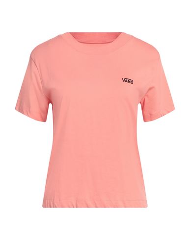 Vans Woman T-shirt Salmon Pink Size S Cotton