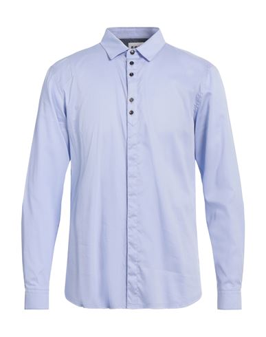 Berna Man Shirt Sky Blue Size 3xl Cotton In Blue