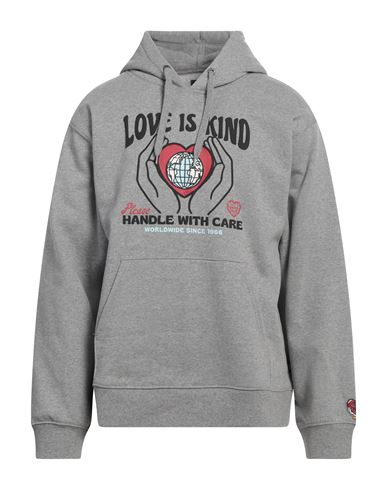 Vans Man Sweatshirt Grey Size L Cotton, Polyester