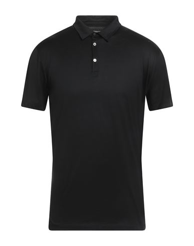 Messagerie Patrizio Piscaglia Man Polo Shirt Black Size M Mako Cotton