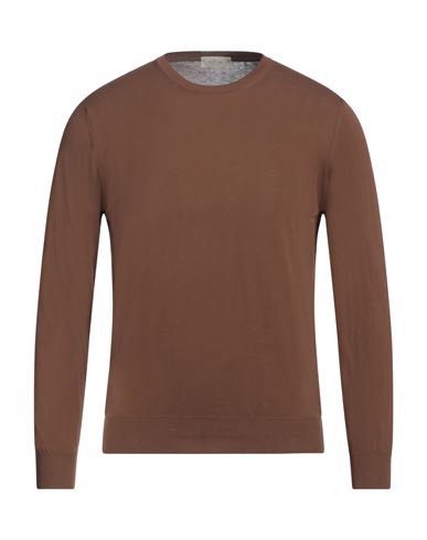 Altea Man Sweater Brown Size S Cotton