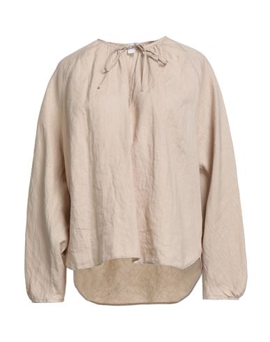 Aspesi Woman Top Beige Size 4 Linen In Brown