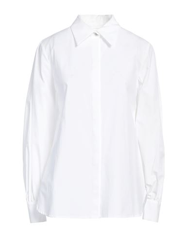 Ottod'ame Woman Shirt White Size 12 Cotton In White