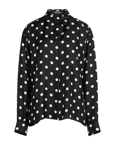 Dolce & Gabbana Woman Shirt Black Size 8 Silk In Black