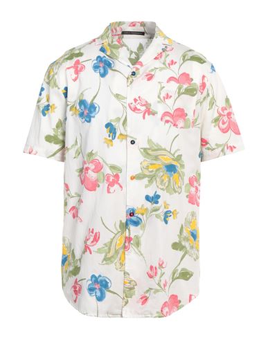 DANIELE ALESSANDRINI DANIELE ALESSANDRINI MAN SHIRT WHITE SIZE L COTTON 