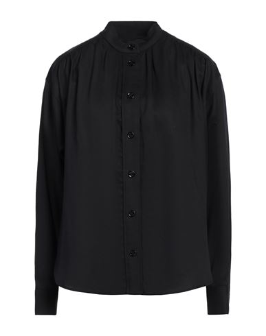 Isabel Marant Étoile Violeta Shirt In Black Wool And Polyester In Black