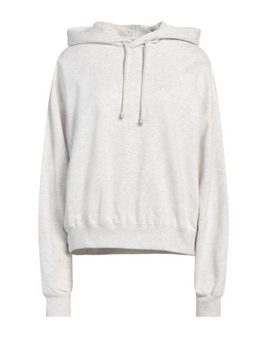 Y-3 Adidas By Yohji Yamamoto Woman Sweatshirt Light Grey Size L Cotton, Recycled Polyester In Grey