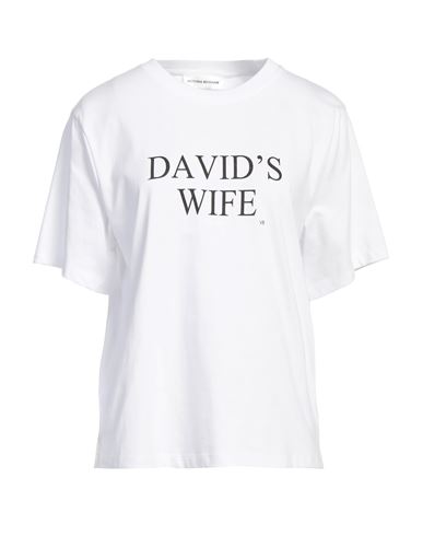Victoria Beckham Smiling On The Inside Cotton T-shirt In White