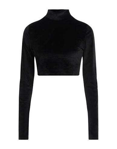 Gcds Woman Top Black Size L Polyester, Elastane