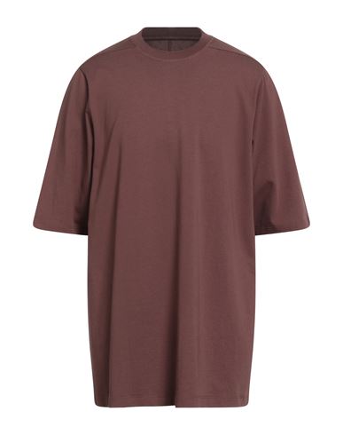 Rick Owens Brown Porterville Jumbo T-shirt In Brown