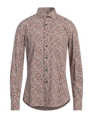Xacus Man Shirt Beige Size 16 ½ Polyamide, Elastane