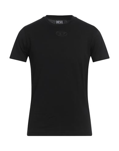 Diesel Man T-shirt Charcoal Size L Cotton