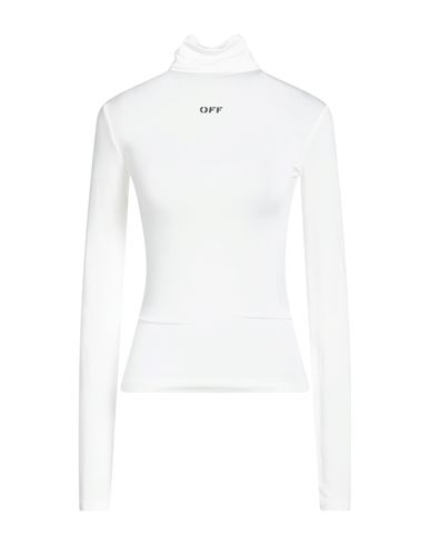 Off-white Woman T-shirt White Size 8 Viscose, Elastane In White