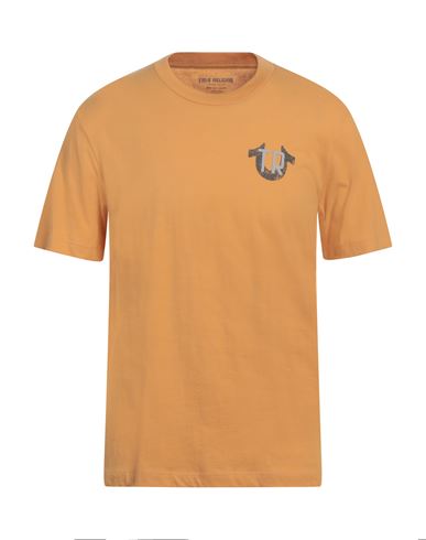 True Religion Man T-shirt Marigold Size L Cotton