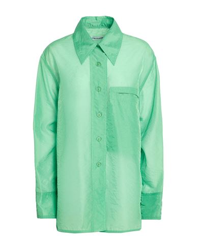 Low Classic Woman Shirt Green Size M Polyester In Green
