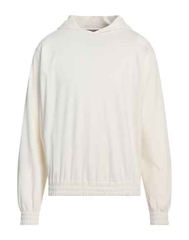 Lardini Man Sweatshirt Off White Size M Viscose, Polyamide, Polyester, Elastane