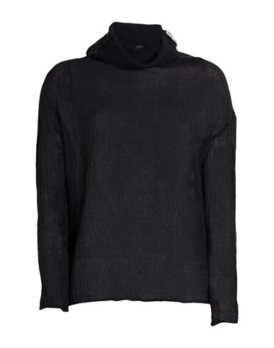 Shirt C-zero Woman Turtleneck Charcoal Size M Wool In Grey
