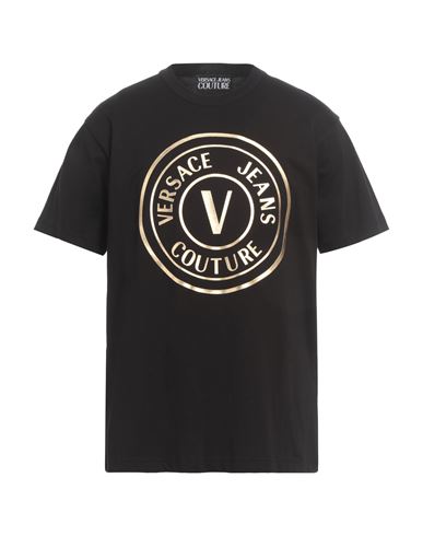 Versace Jeans Couture Man T-shirt Black Size L Cotton