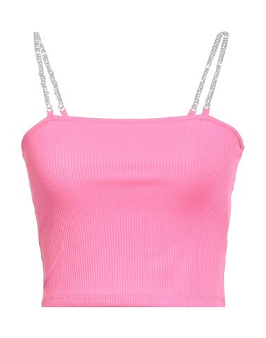 Only Life Woman Top Pink Size Xs Recycled Polyester, Elastane In Pink