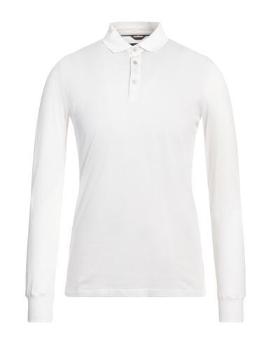 Moorer Man Polo Shirt White Size 44 Cotton