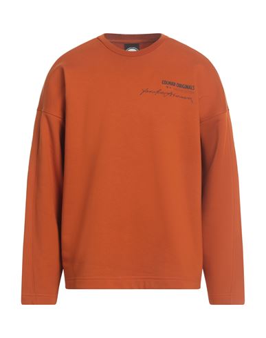 Colmar Revolution Man Sweatshirt Rust Size L Cotton In Red