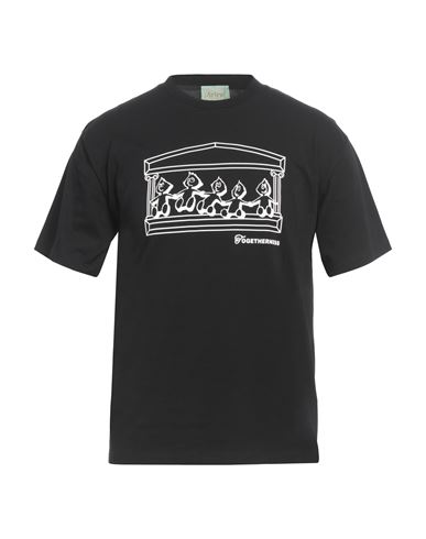 Aries Man T-shirt Black Size S Cotton