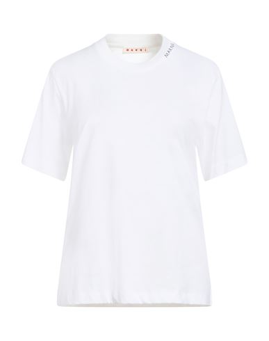 Marni Woman T-shirt White Size 6 Cotton