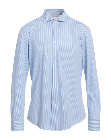 Brian Dales Man Shirt Azure Size 16 ½ Polyamide, Elastane