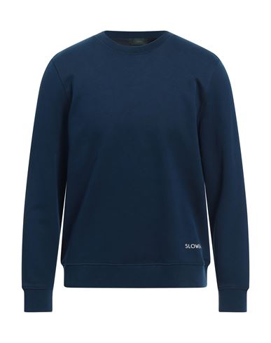Zanone Man Sweatshirt Navy Size Xl Cotton
