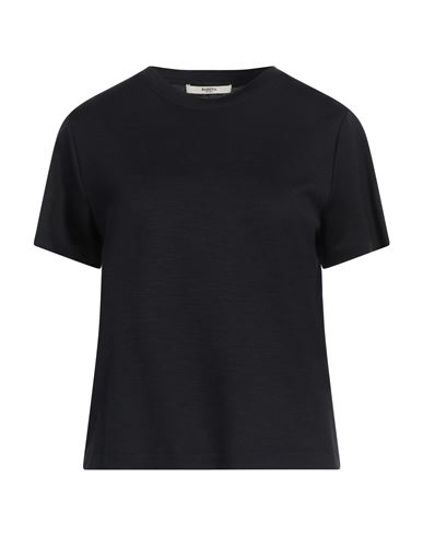 BARENA VENEZIA BARENA WOMAN T-SHIRT NAVY SIZE 6 WOOL, ELASTANE, POLYAMIDE 