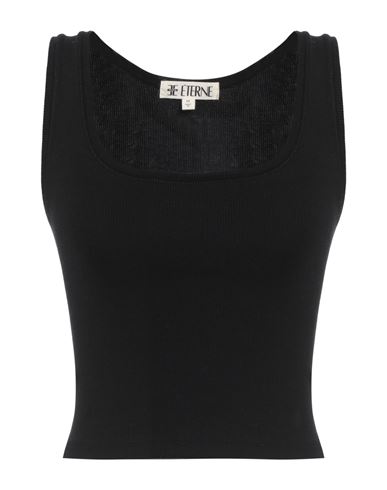Éterne Cotton-modal Tank In Black
