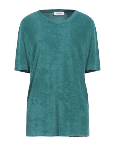 Gran Sasso Woman T-shirt Green Size 16 Cotton