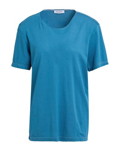 Gran Sasso Woman T-shirt Azure Size 12 Cotton