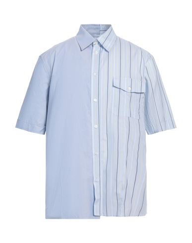 Marni Man Shirt Blue Size 46 Cotton