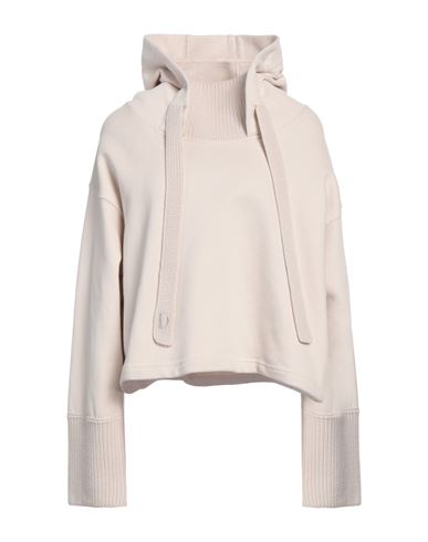 Dondup Woman Sweatshirt Beige Size S Cotton, Wool, Acrylic In Neutral
