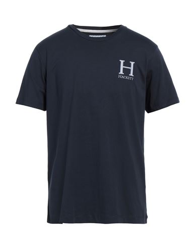 Hackett Man T-shirt Navy Size Xl Cotton
