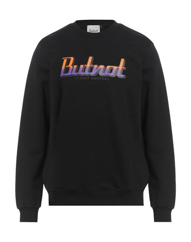 Shop But Not Man Sweatshirt Black Size Xxl Cotton, Elastane