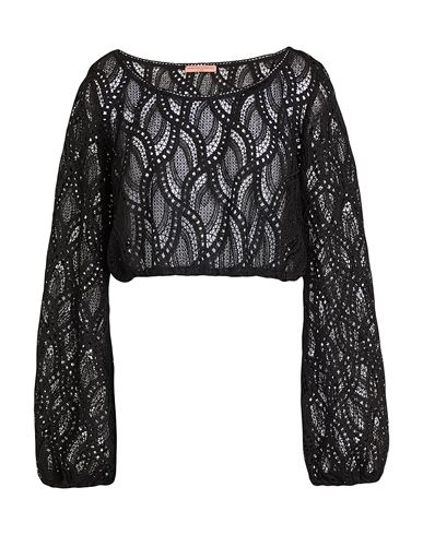 Ermanno Scervino Life Woman Top Black Size 8 Polyester