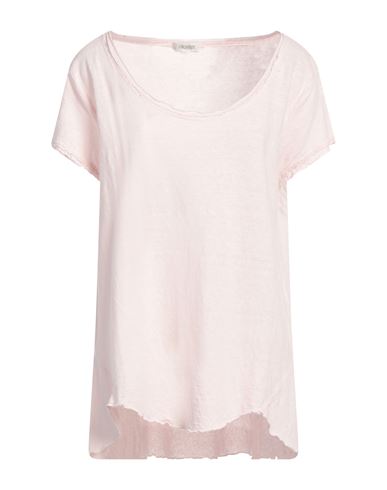 Shop Crossley Woman T-shirt Pink Size L Linen