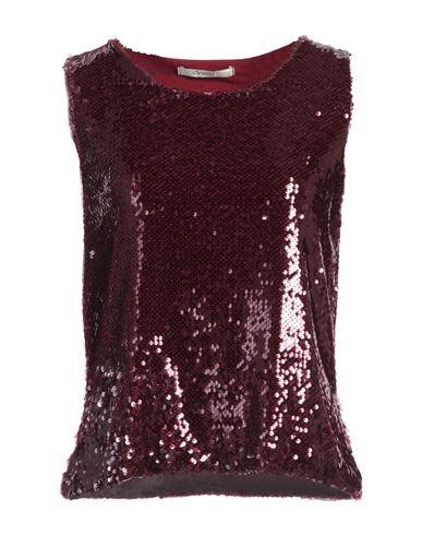 Operà Woman Top Burgundy Size 12 Polyester, Elastane