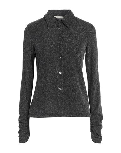 Operà Woman Shirt Black Size 12 Polyamide, Metallic Fiber, Elastane