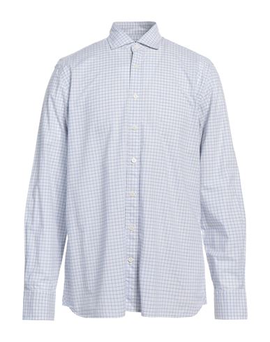 Hackett Man Shirt Light Blue Size L Cotton