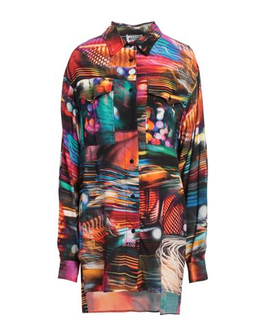 Moschino Jeans Woman Shirt Orange Size 4 Viscose