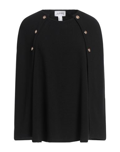 Joseph Ribkoff Woman Cape Black Size 12 Polyester, Viscose, Elastane