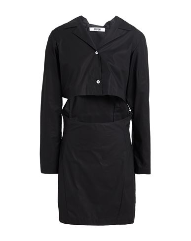 Grifoni Woman Mini Dress Black Size 6 Cotton