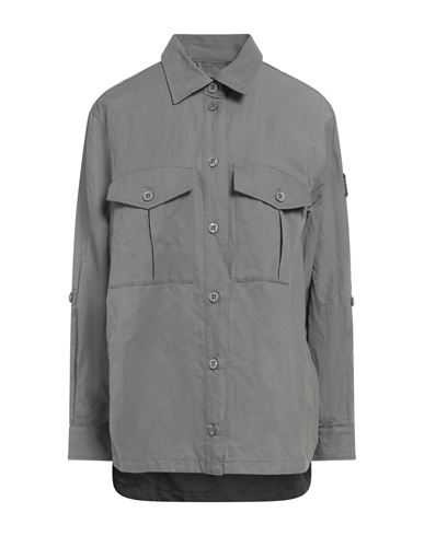 Historic Woman Shirt Grey Size M Cotton, Linen In Grey